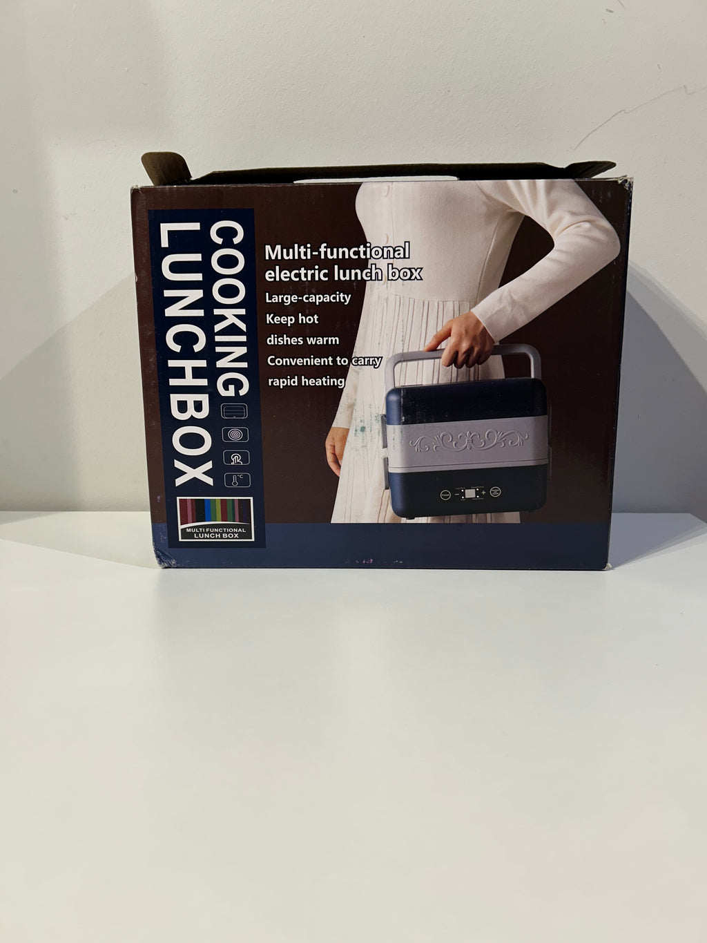 Boîte à déjeuner électrique chauffante 2,4L