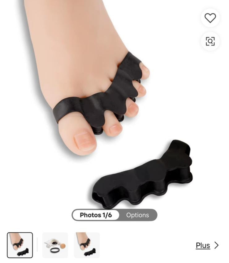 Ergonomic Gel Toe Separators & Realignment Stretchers